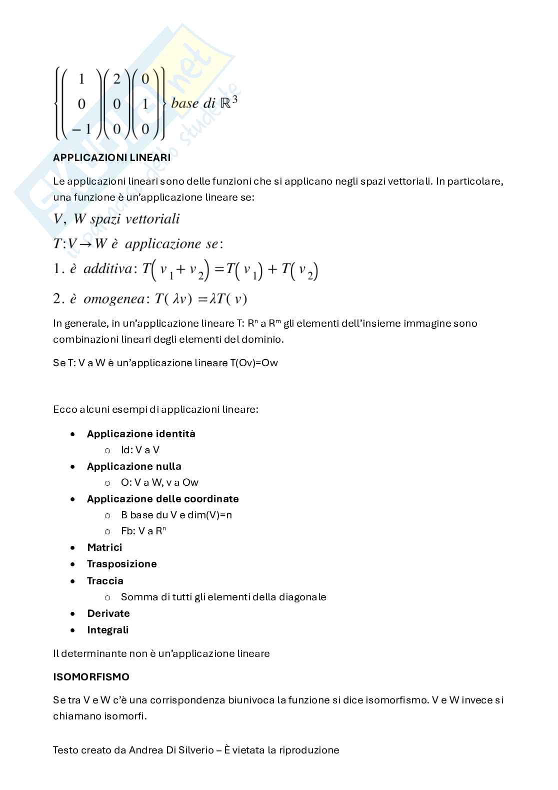 Appunti di Geometria Pag. 36