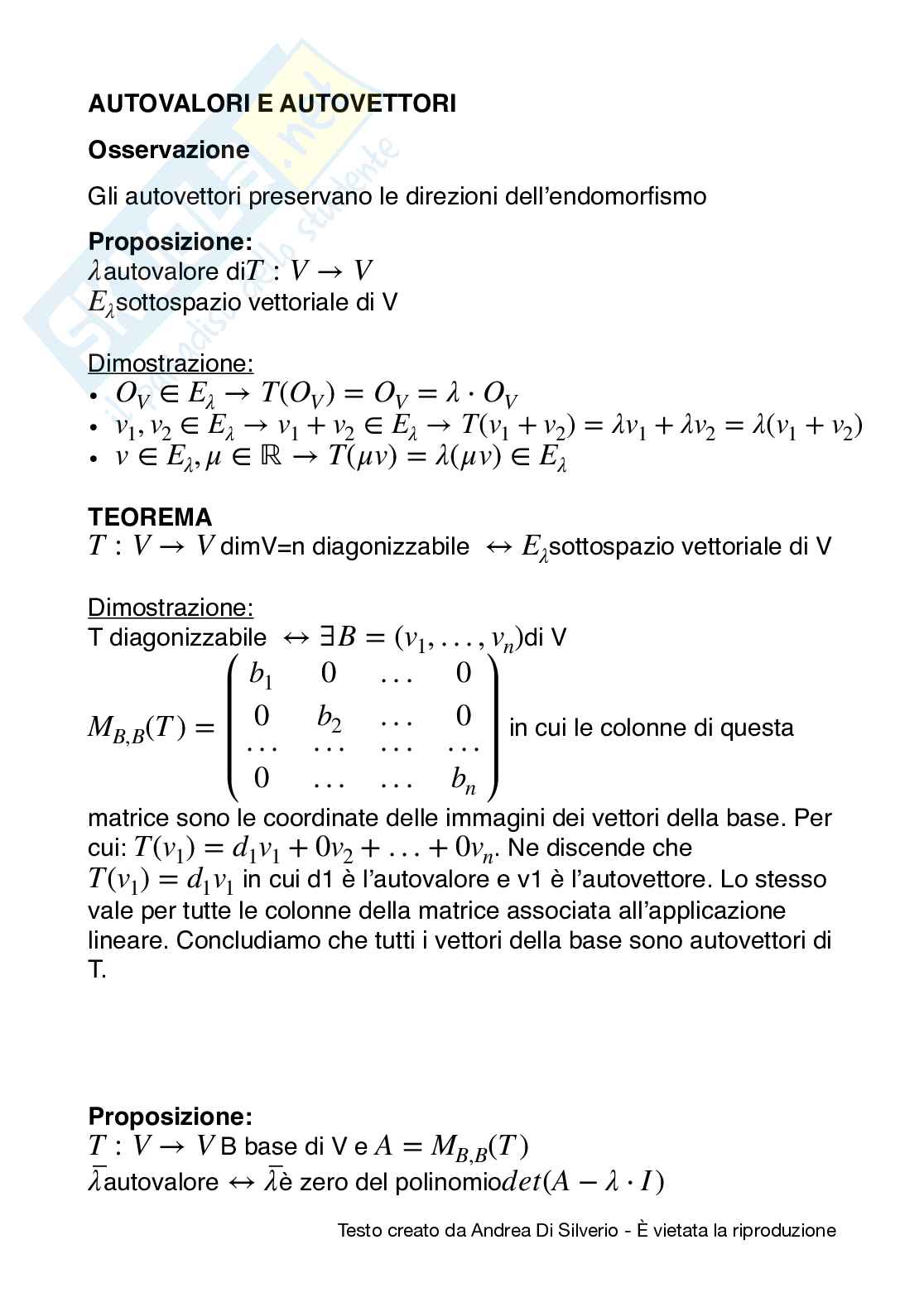 Appunti di Geometria Pag. 56