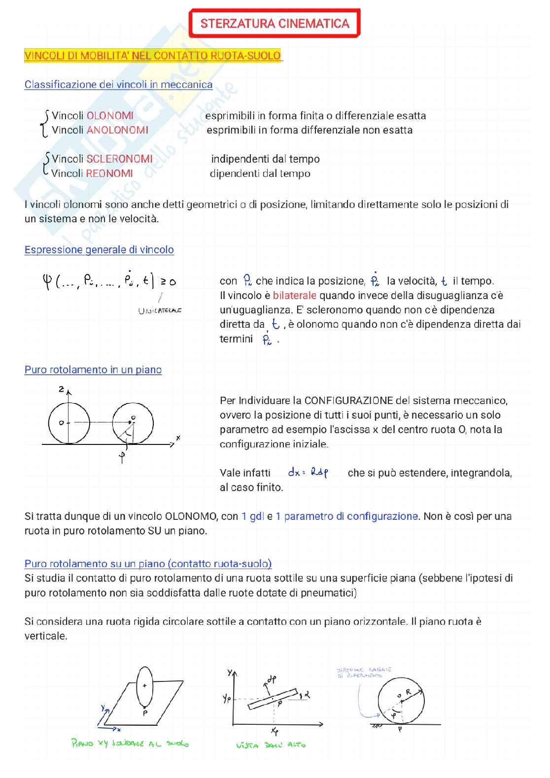 Meccanica del veicolo (Parte 1) Pag. 1