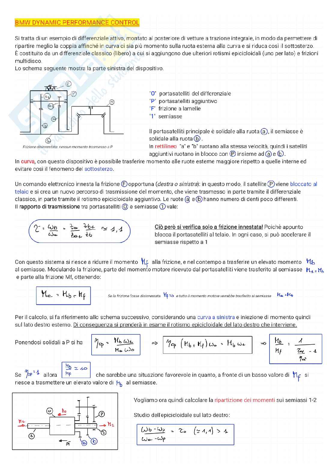 Meccanica del veicolo (Parte 1) Pag. 56