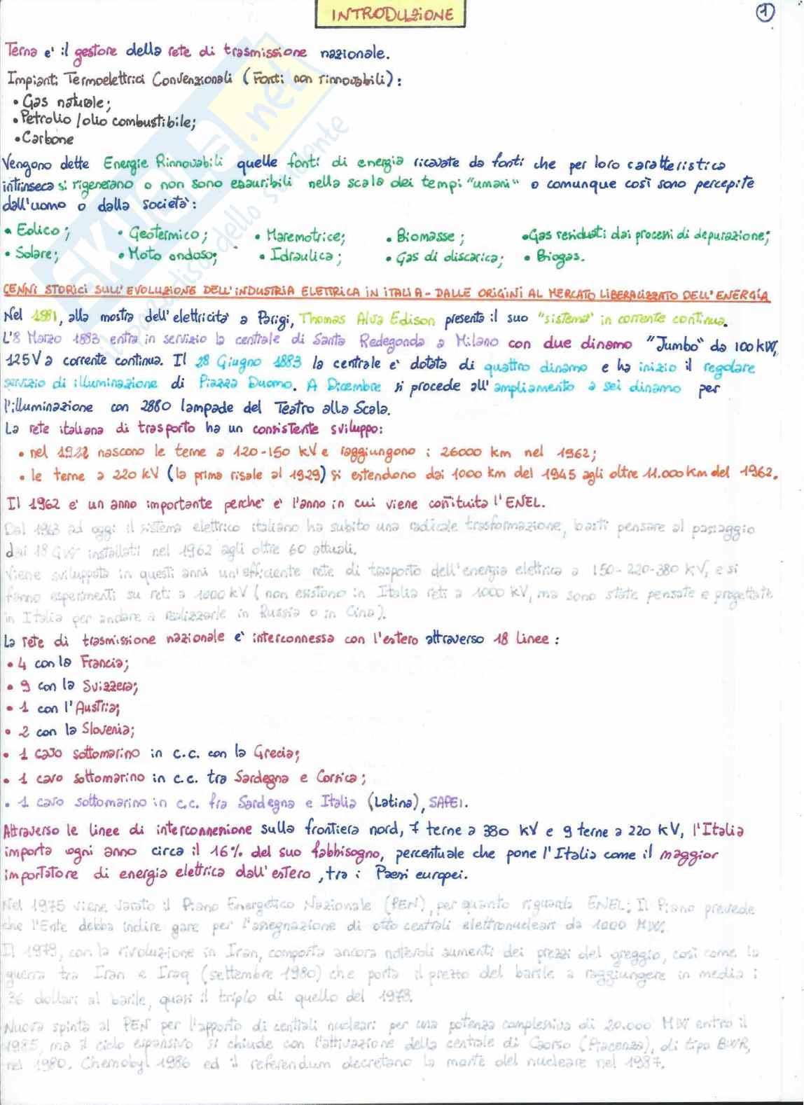 Appunti di Impianti di produzione dell'energia elettrica Pag. 2