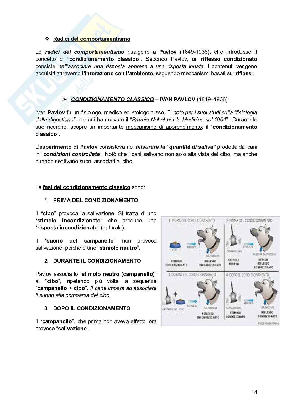 Riassunto esame Infermieristica medica, Prof. La Scala Agostino Ennio, libro consigliato Psicologia generale per le professioni medico-sanitarie, Bassi, Delle Fave Pag. 16