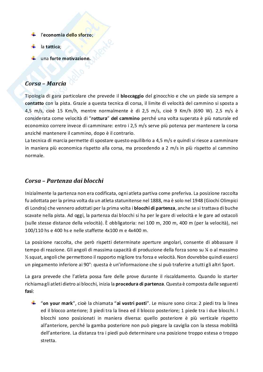 Teoria e didattica degli Sport individuali - riassunto Pag. 21
