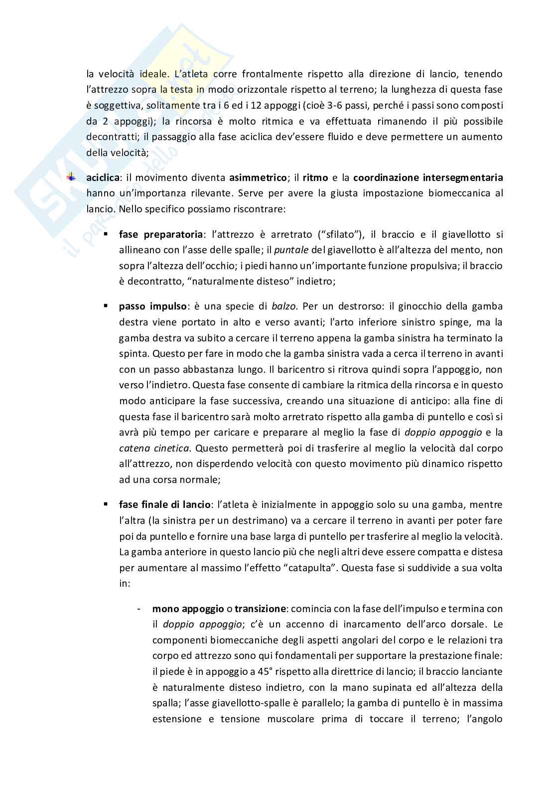 Teoria e didattica degli Sport individuali - riassunto Pag. 51