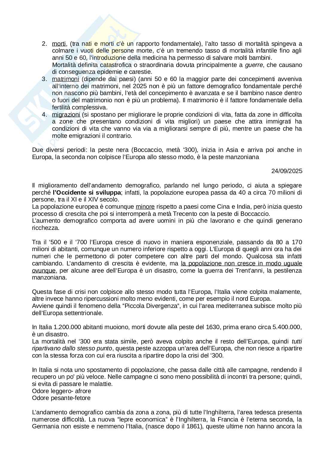 Appunti Storia economica Pag. 2