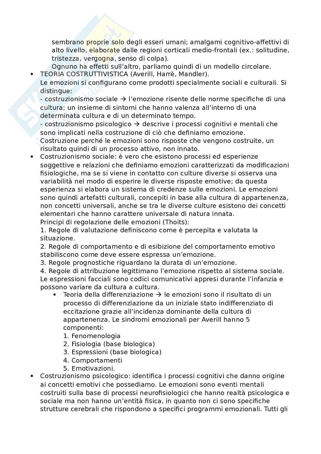 Psicologia delle emozioni  Pag. 11