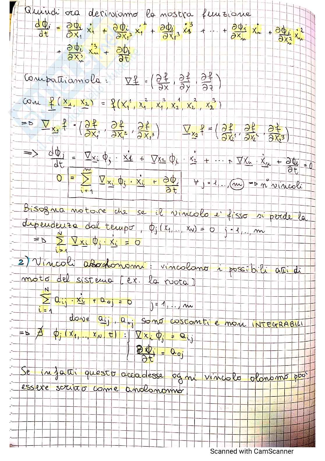 Appunti di meccanica analitica Pag. 6