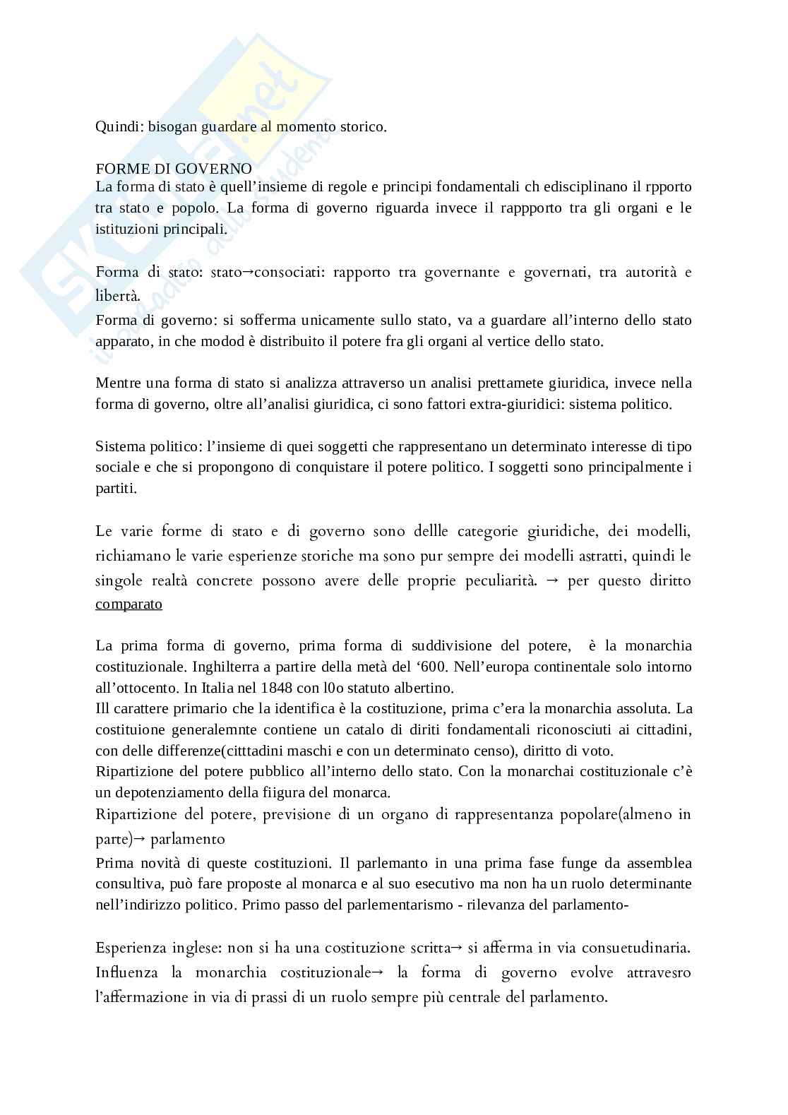 Appunti lezioni Diritto costituzionale comparato Pag. 16