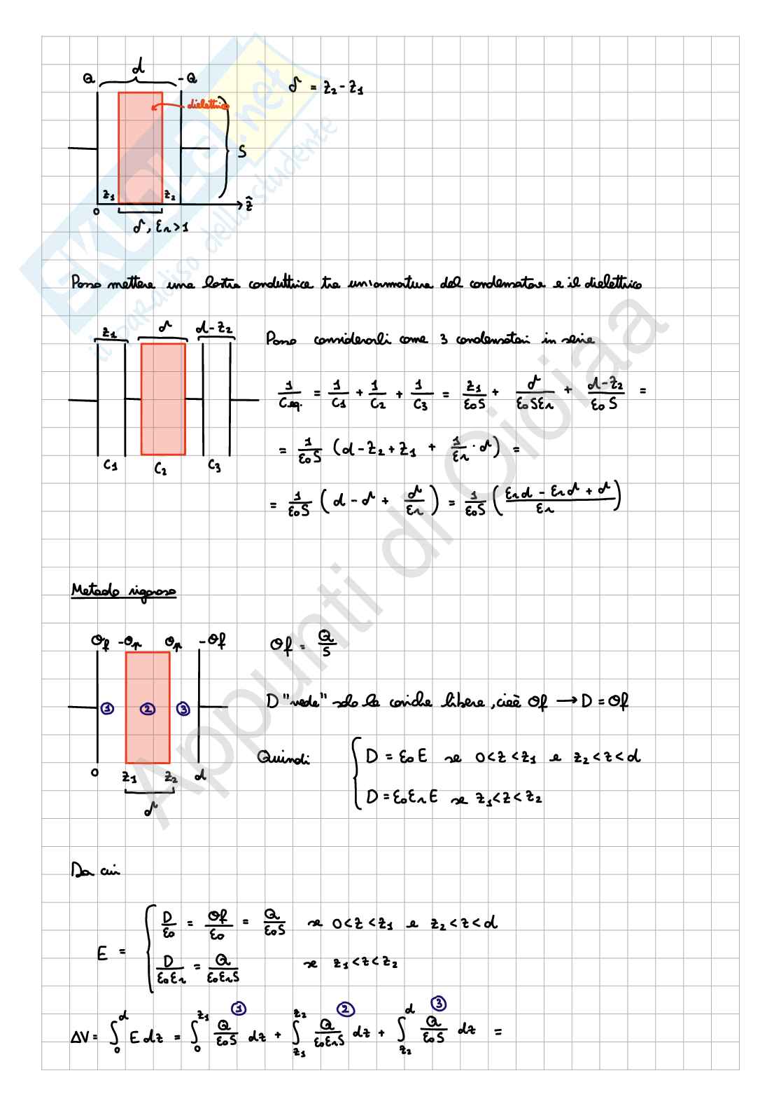 Appunti di Fisica II - Elettrostatica (Parte 3) Pag. 11