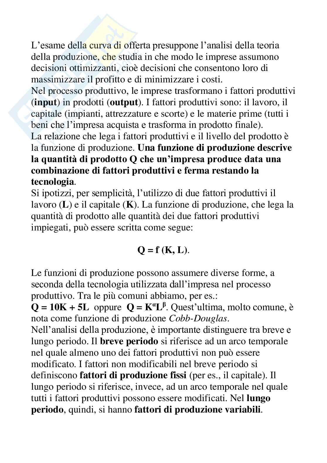 Terza parte di Microeconomia Pag. 1