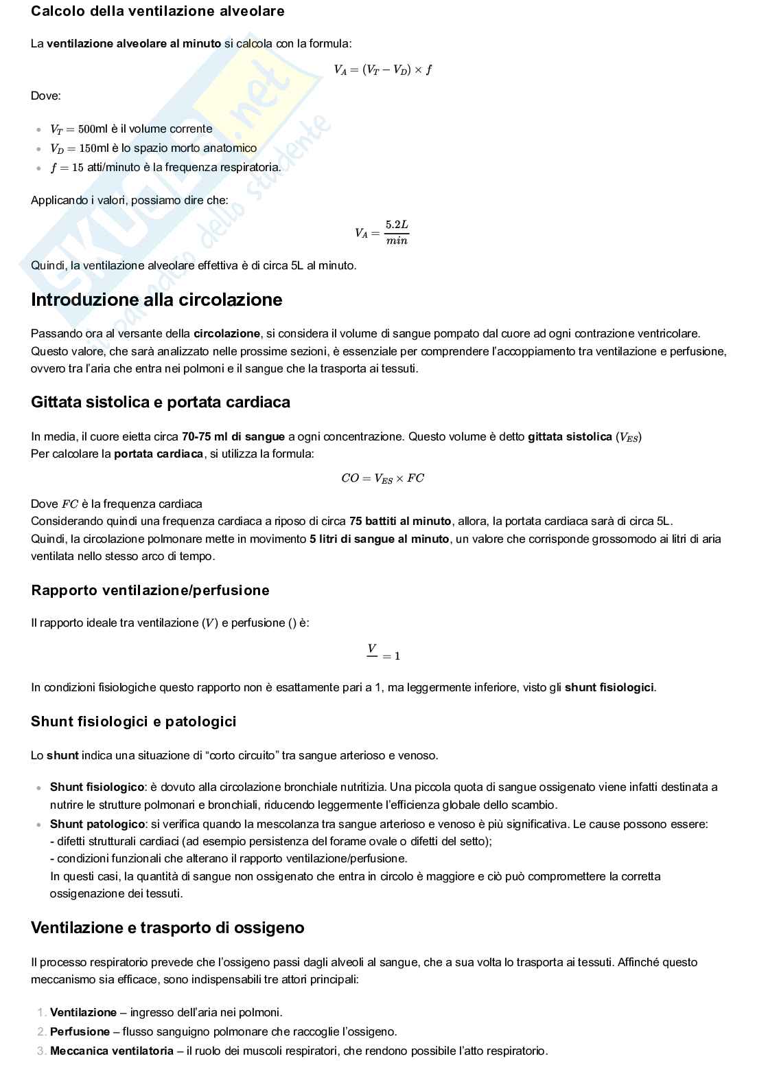 Introduzione alle malattie respiratorie Pag. 2