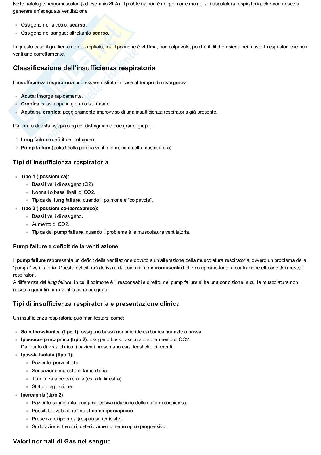 Introduzione alle malattie respiratorie Pag. 6