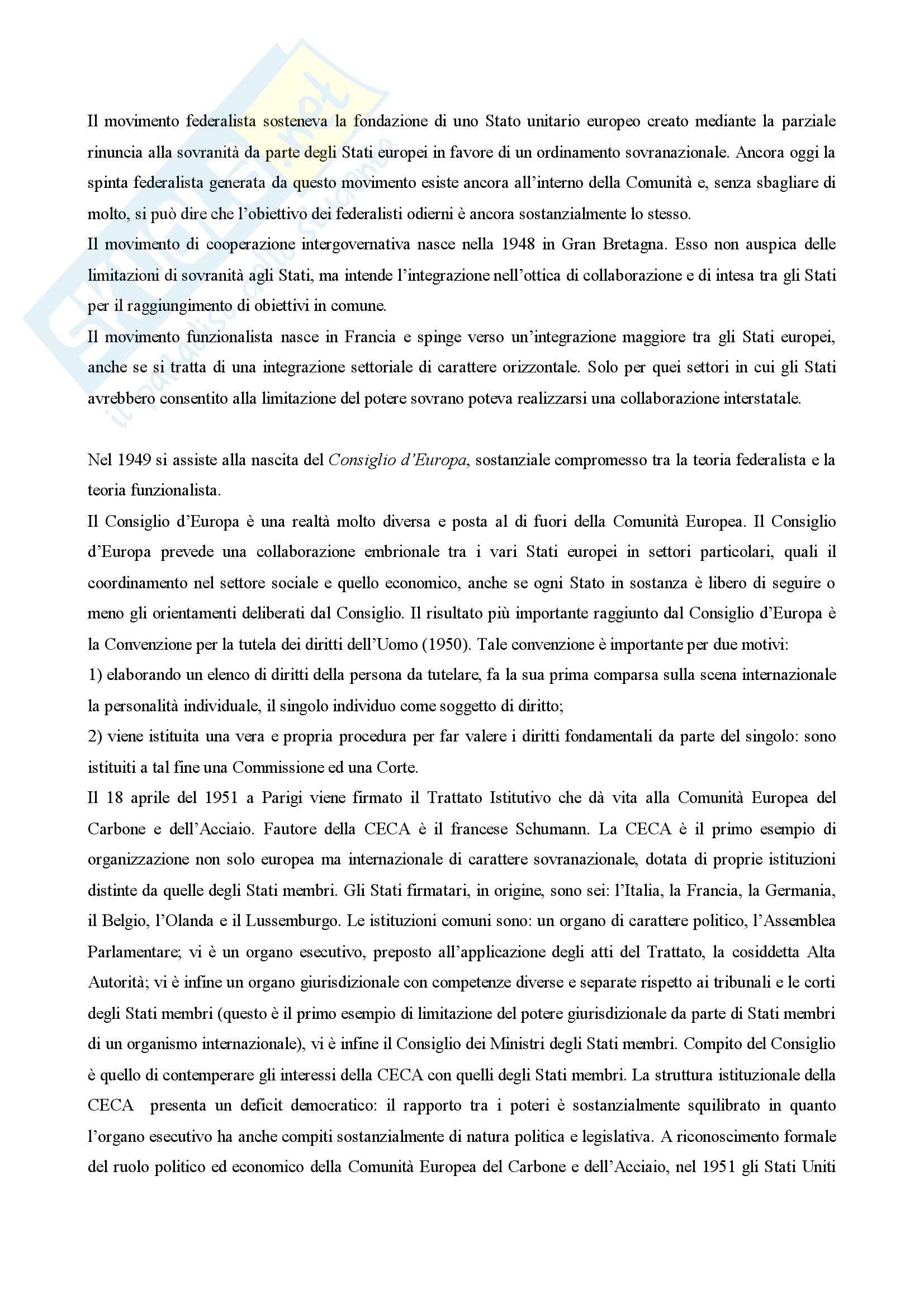 Diritto dell'Unione Europea Pag. 2