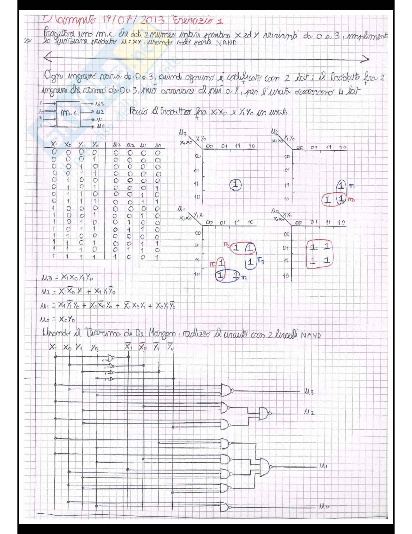 Reti logiche esame completo Teoria + un centinaio di esercizi Pag. 41
