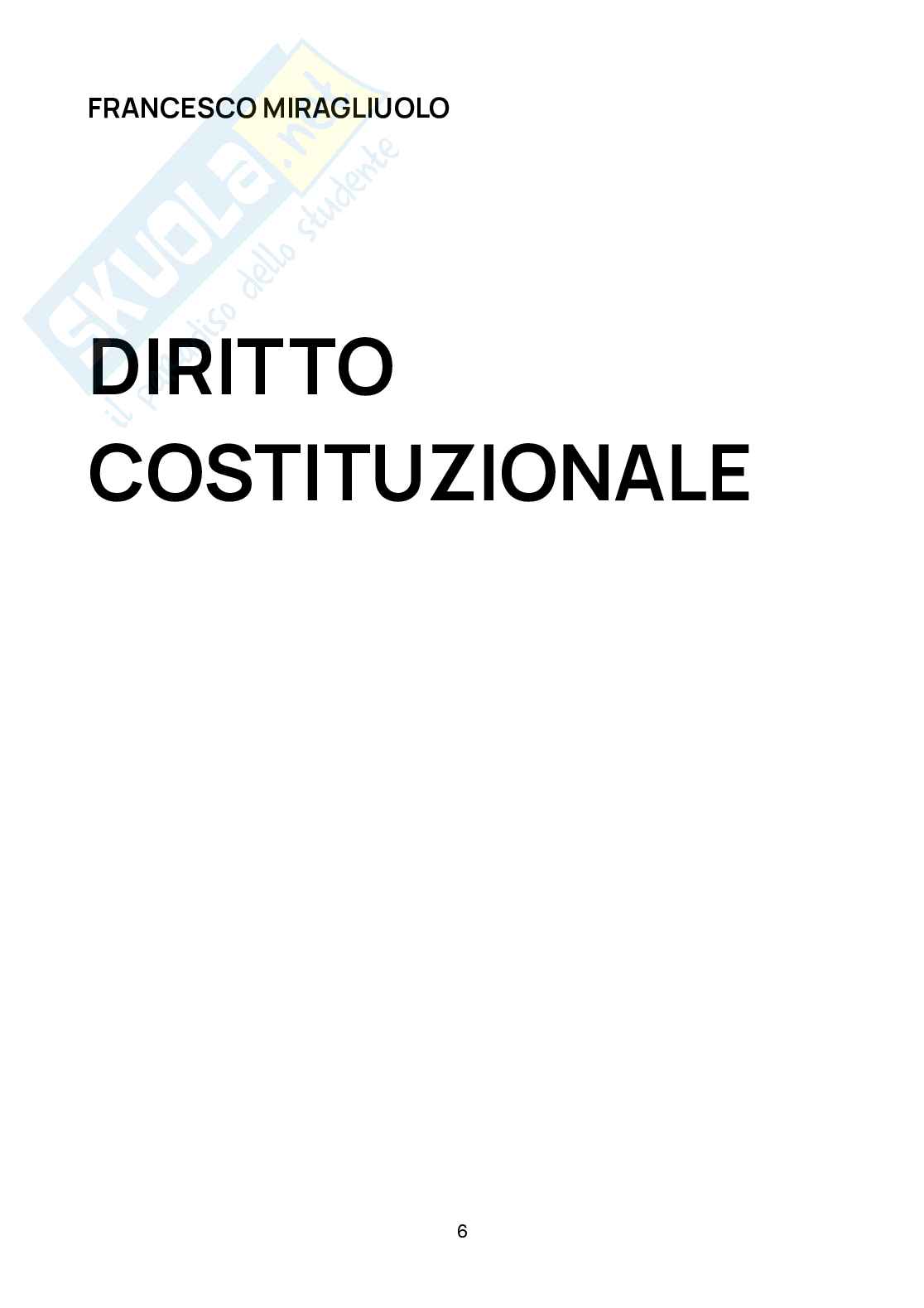 Riassunto esame diritto civile, Prof. Lucarelli Alberto, libro consigliato Manuale di Diritto costituzionale , Bin, Pitruzella  Pag. 6