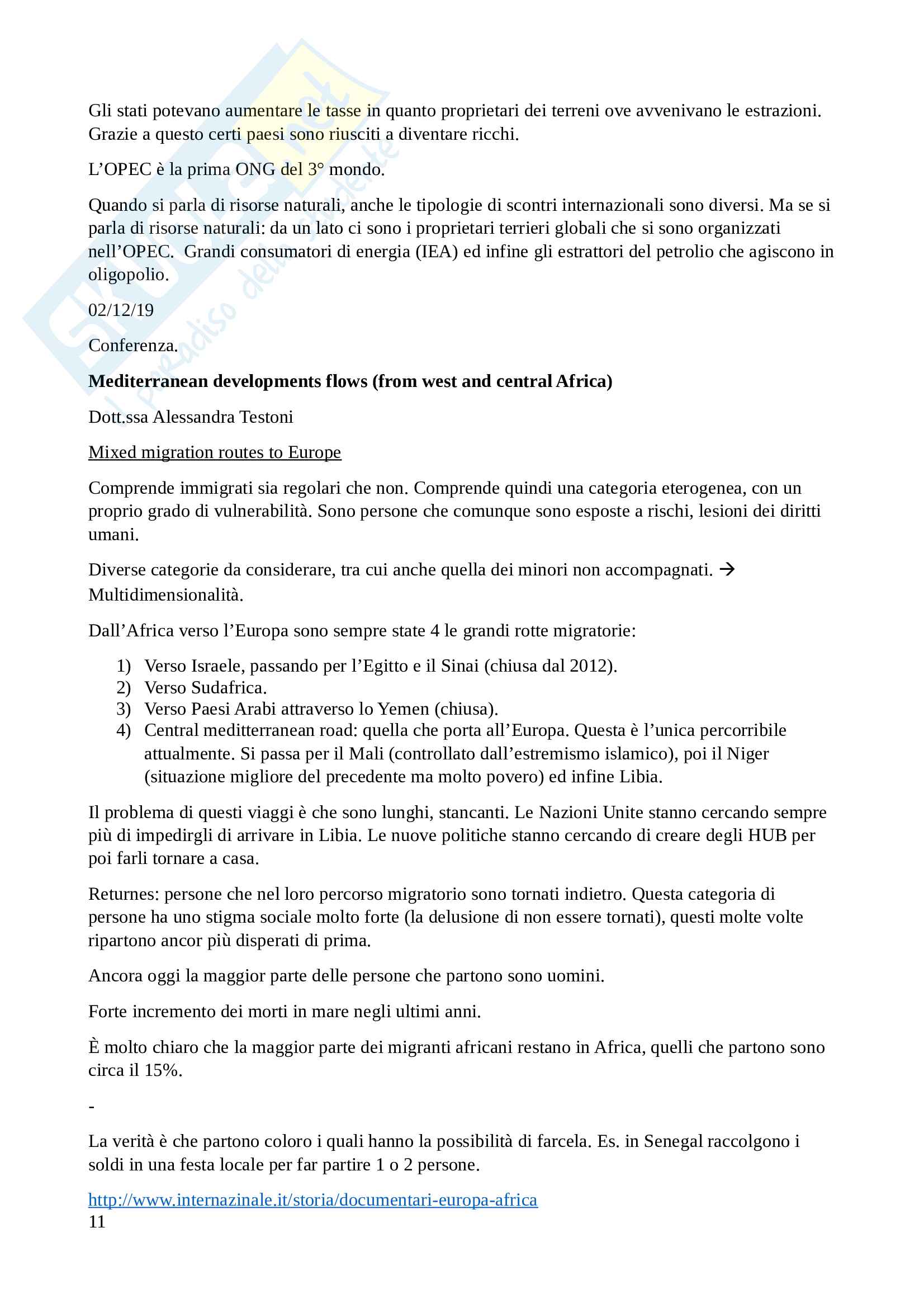 Africa e Mediterraneo Pag. 11