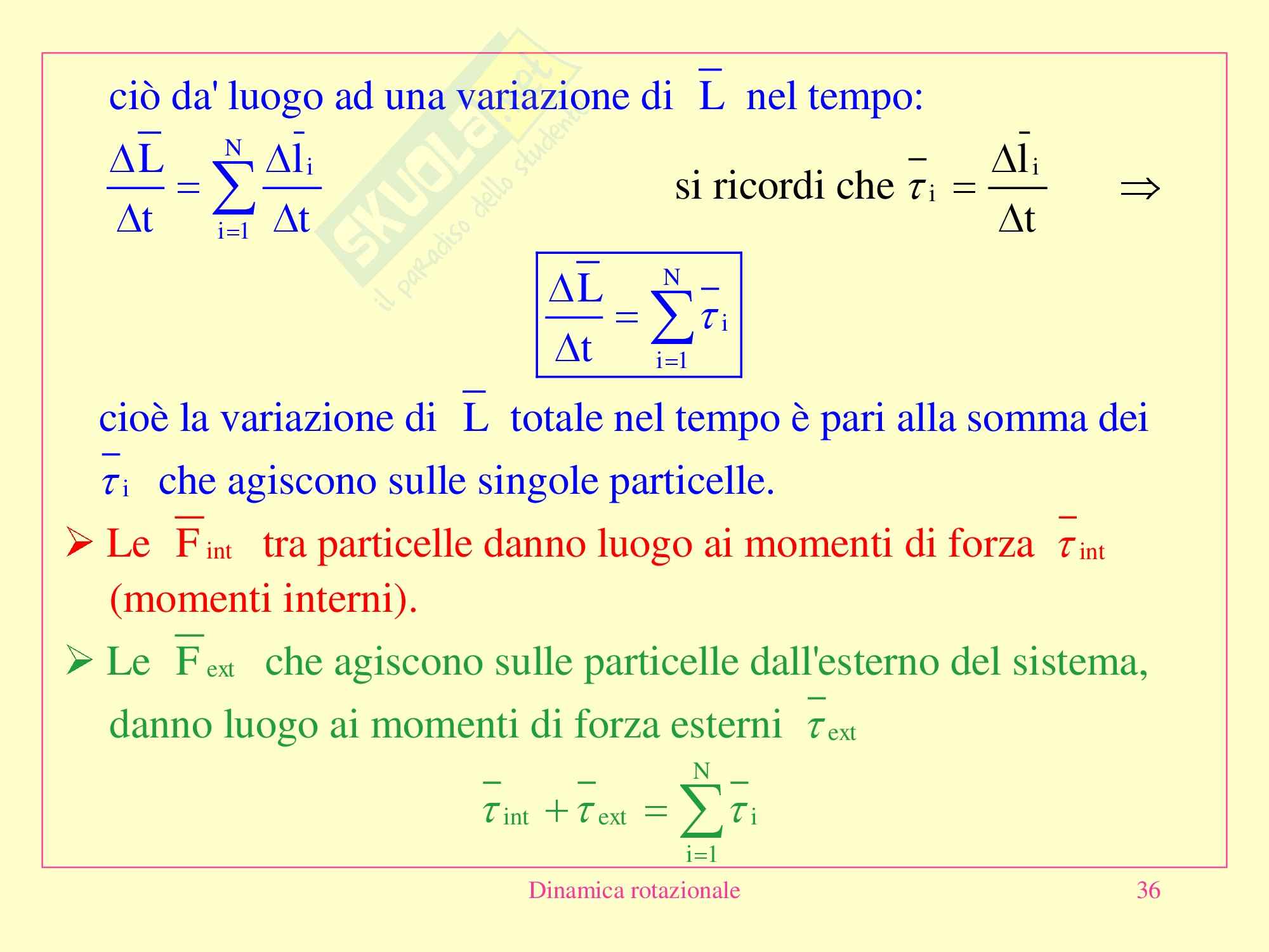 Fisica Medica - Dinamica Rotazionale Pag. 36
