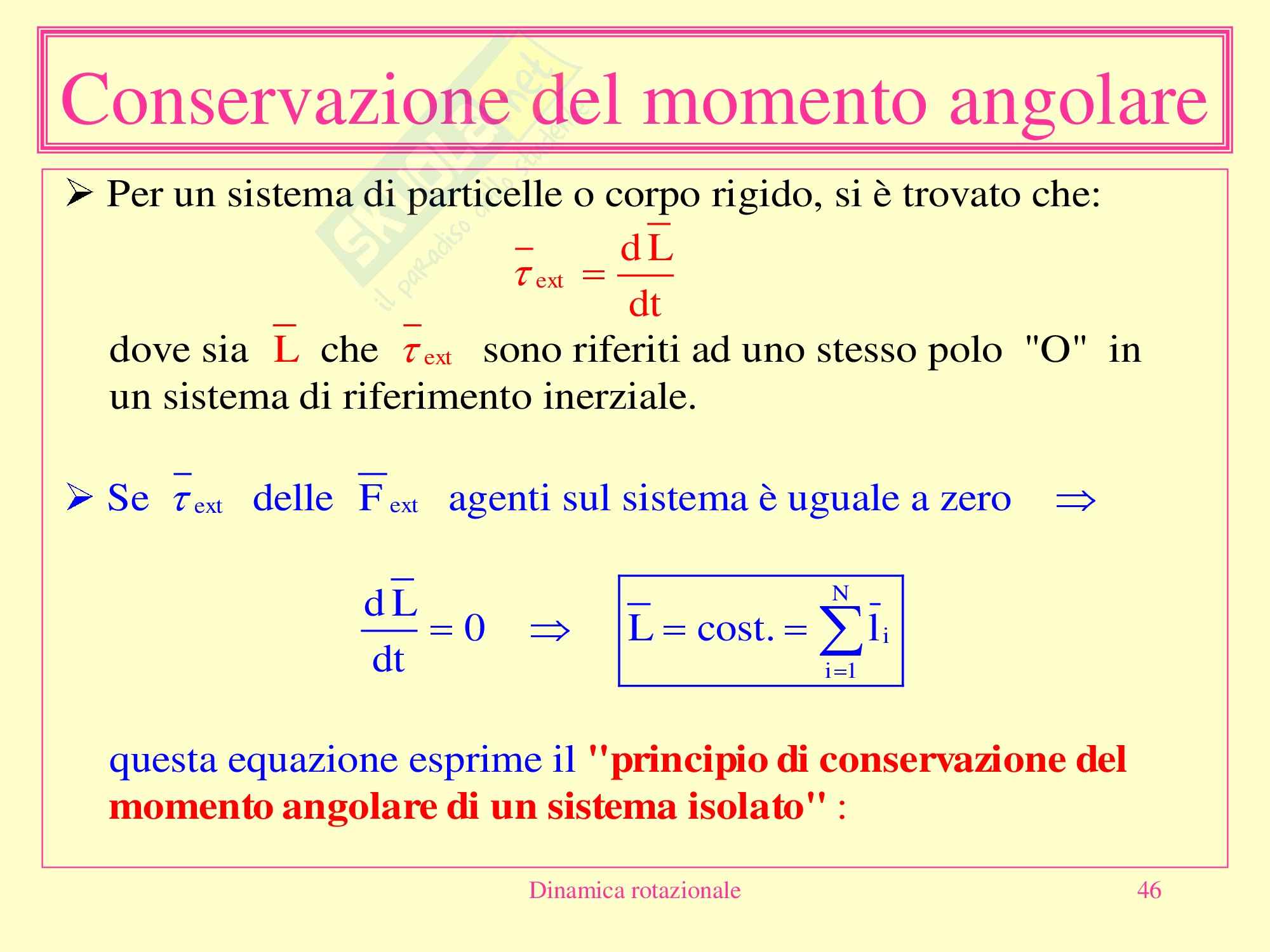 Fisica Medica - Dinamica Rotazionale Pag. 46
