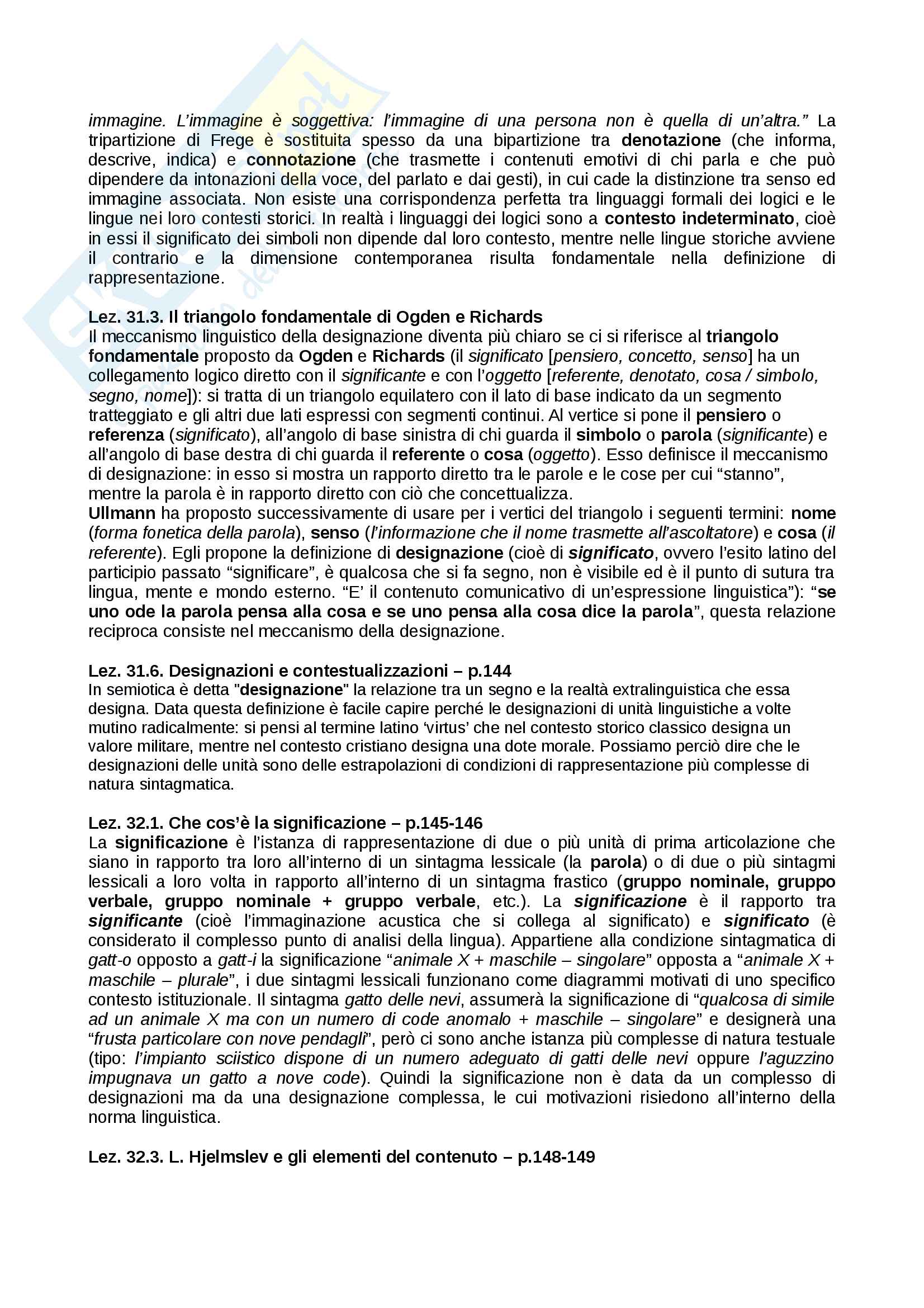 Esame Linguistica Generale Sapienza