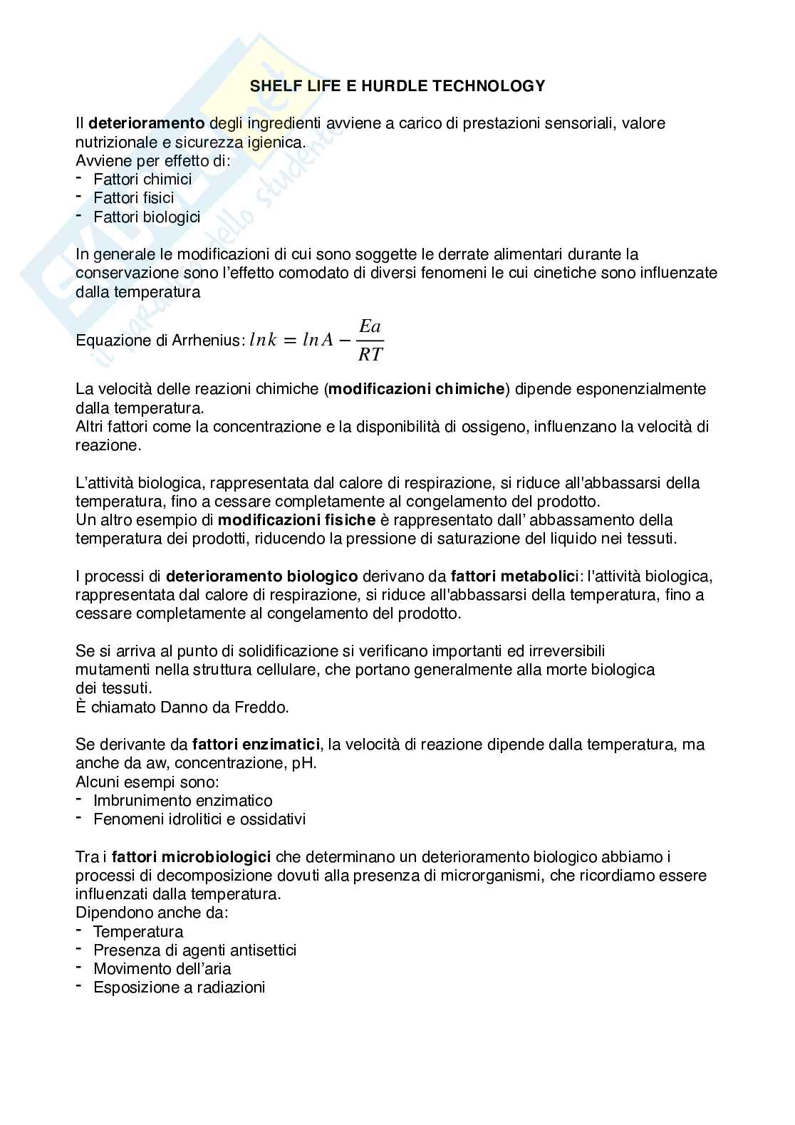 Appunti Modulo di Processi della tecnologia alimentare con elementi di packaging Pag. 6