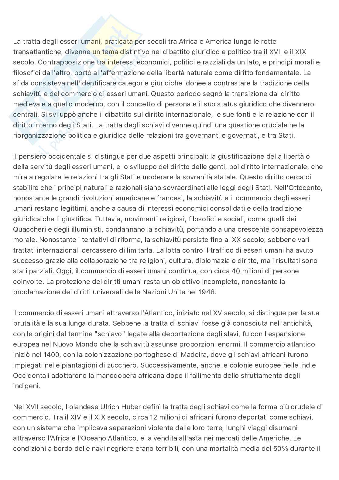 Tratta atlantica  Pag. 1