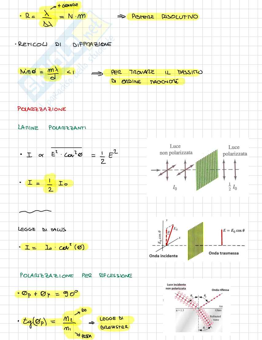 Formuario Fisica (ottica e onde) Pag. 26