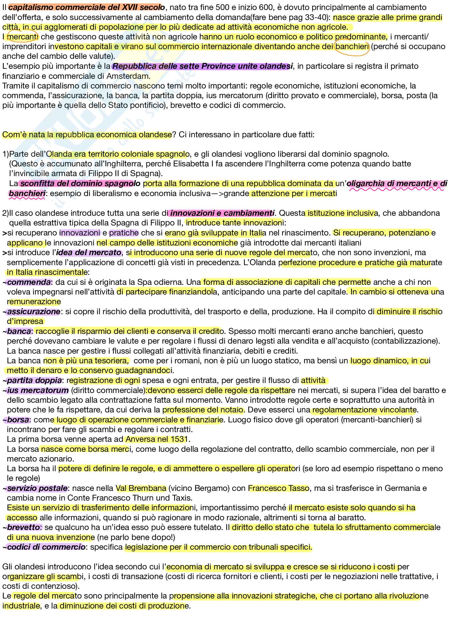 Storia economica Pag. 6