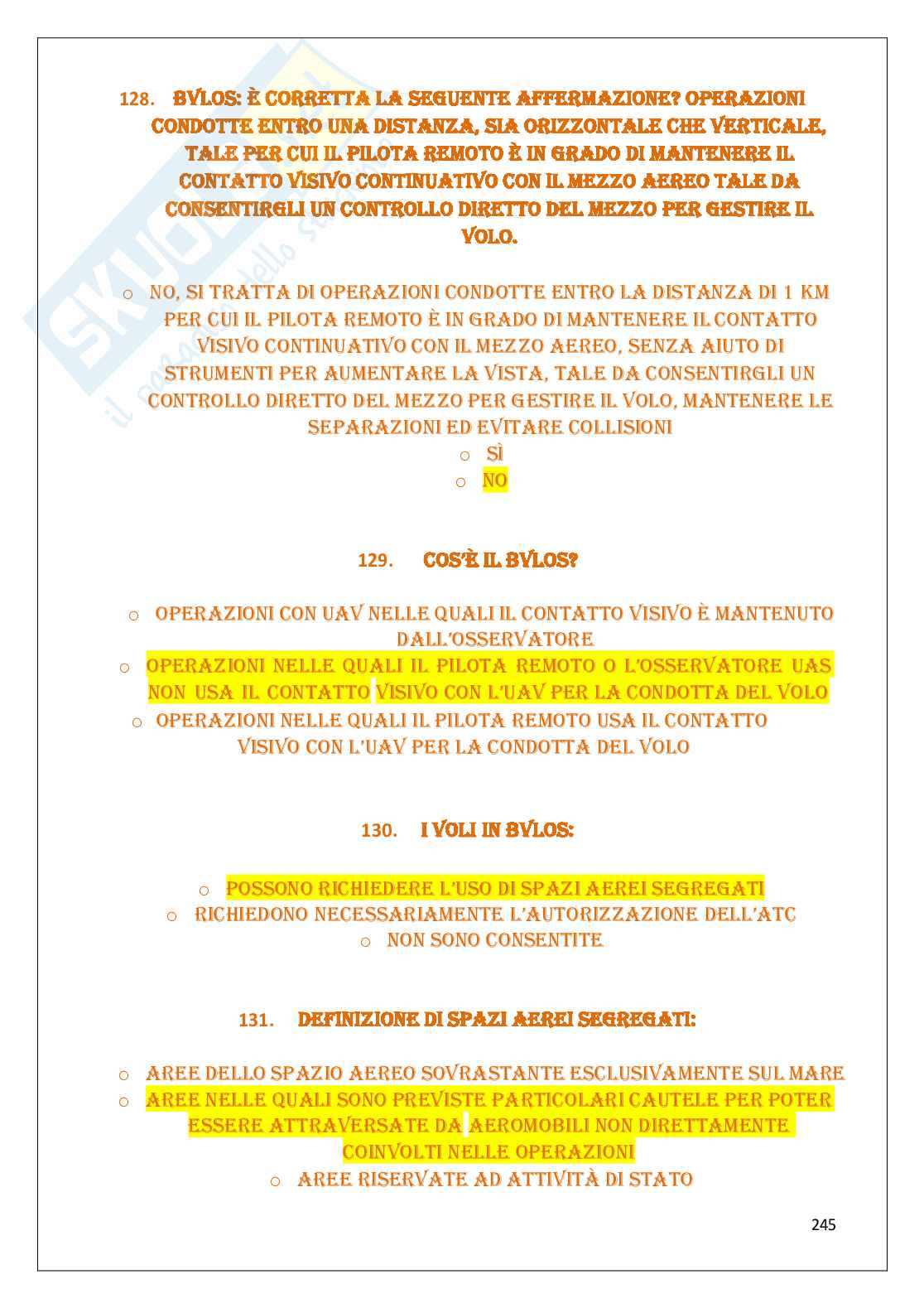 Esame enac A1-A3 APR aggiornato al 2024 Pag. 41