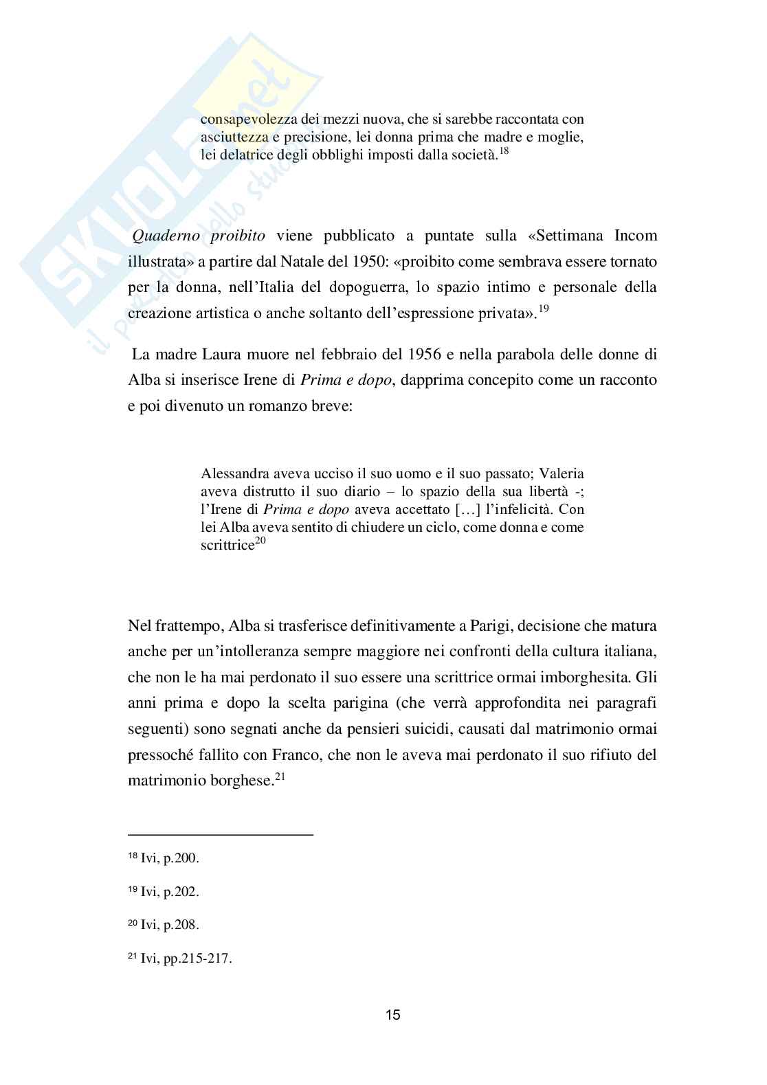 La penna e la lotta in Alba de Céspedes: l'importanza della pratica della scrittura nella lotta femminista Pag. 16