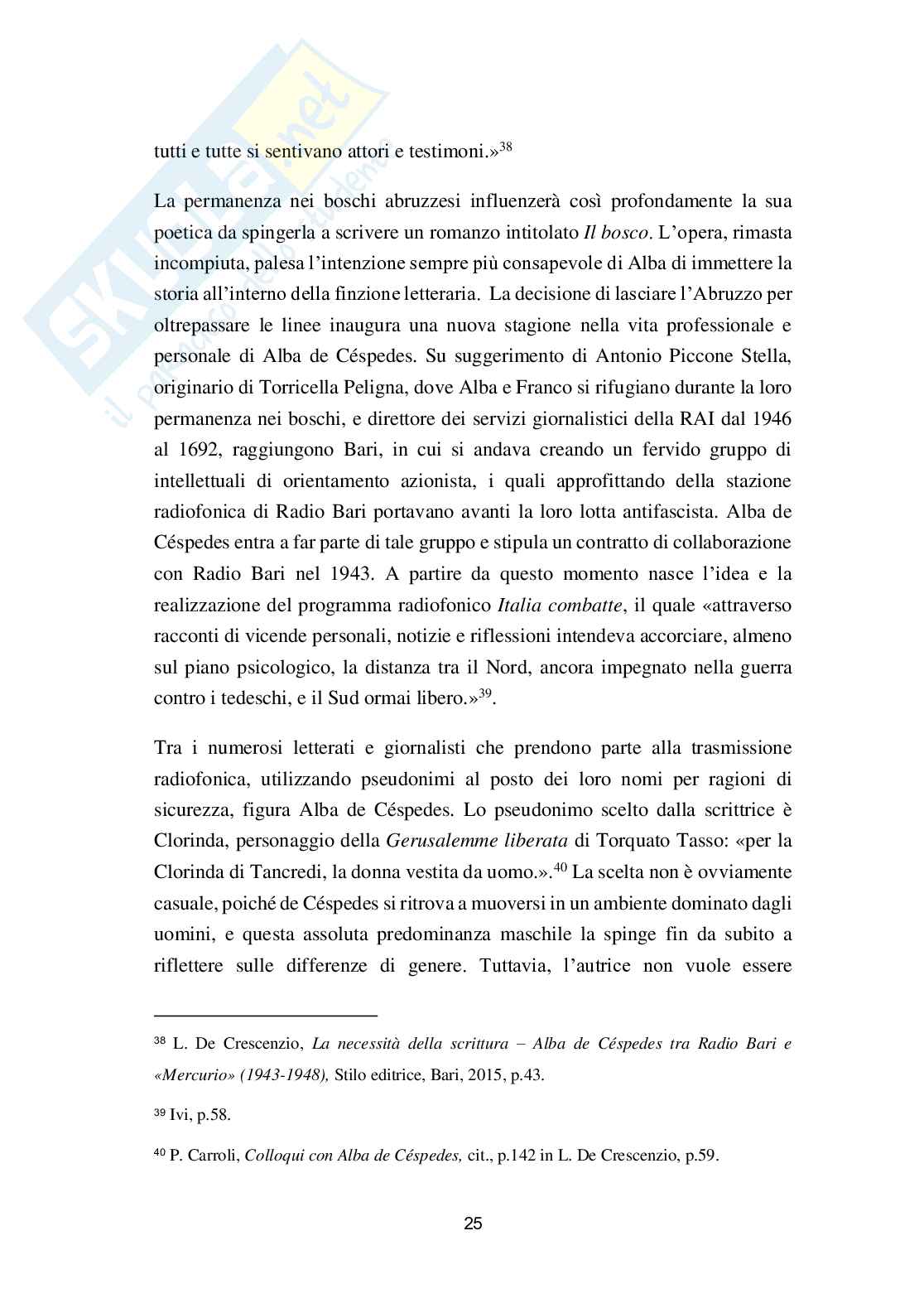 La penna e la lotta in Alba de Céspedes: l'importanza della pratica della scrittura nella lotta femminista Pag. 26
