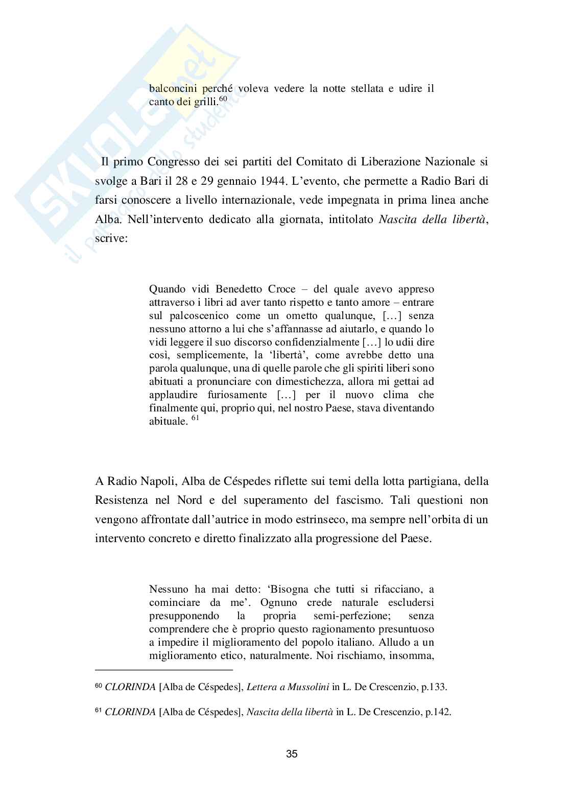 La penna e la lotta in Alba de Céspedes: l'importanza della pratica della scrittura nella lotta femminista Pag. 36