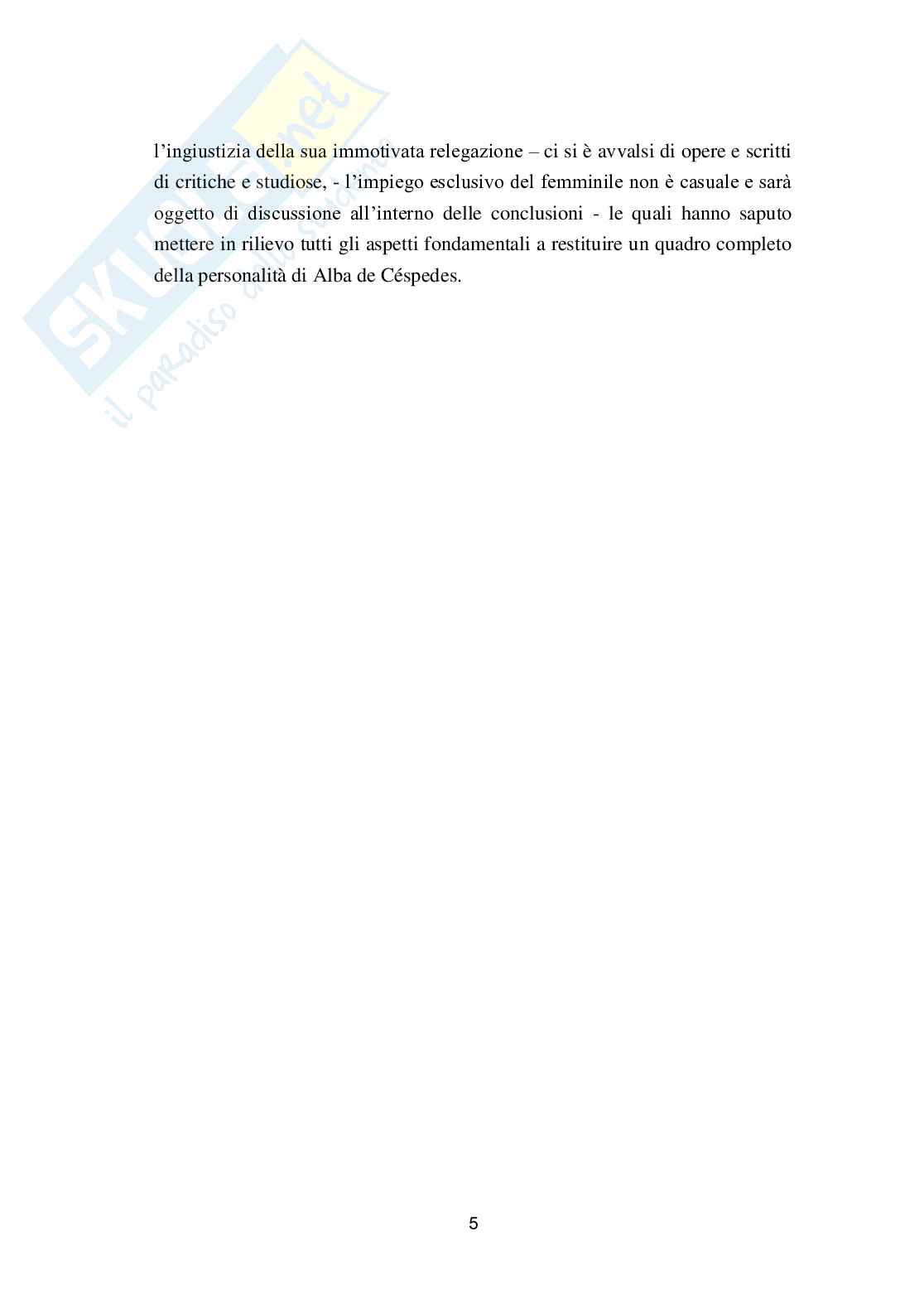 La penna e la lotta in Alba de Céspedes: l'importanza della pratica della scrittura nella lotta femminista Pag. 6