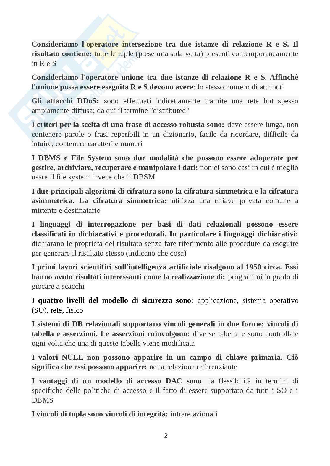 Prove di abilità informatica LM85 Pag. 2