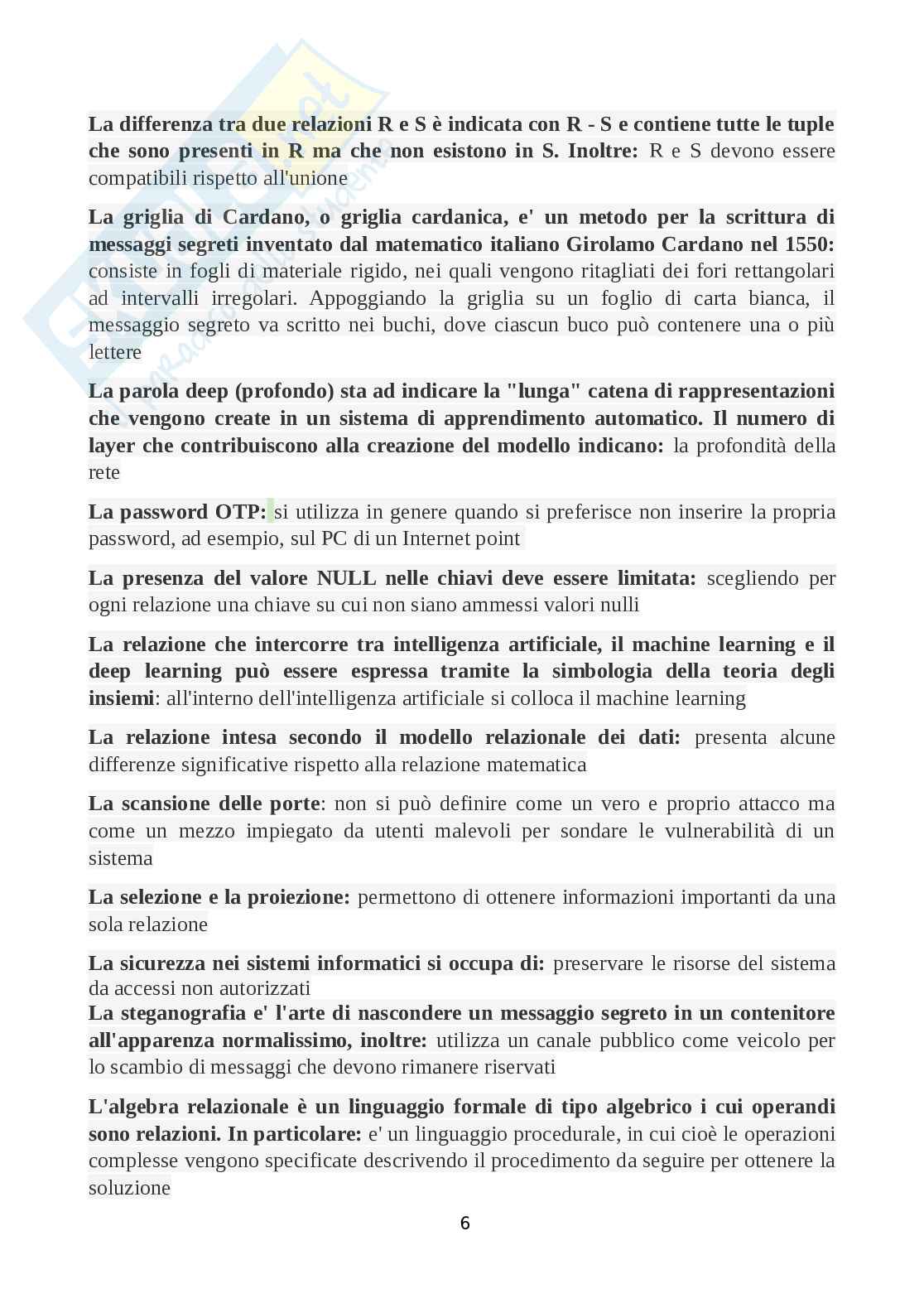 Prove di abilità informatica LM85 Pag. 6