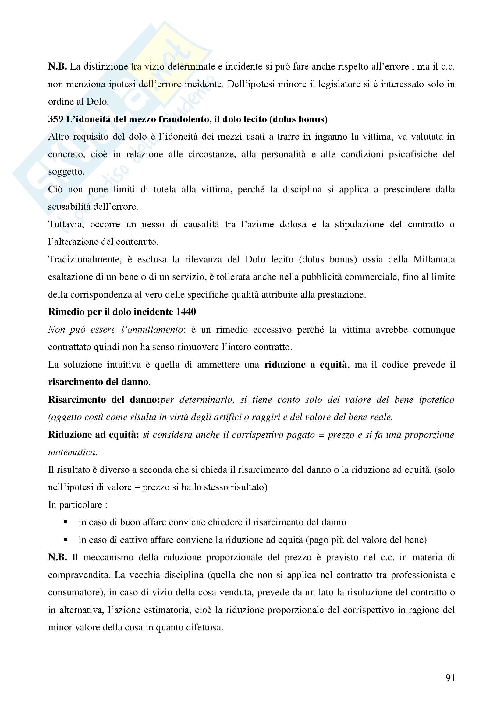 Diritto civile - la causa - Appunti Pag. 91