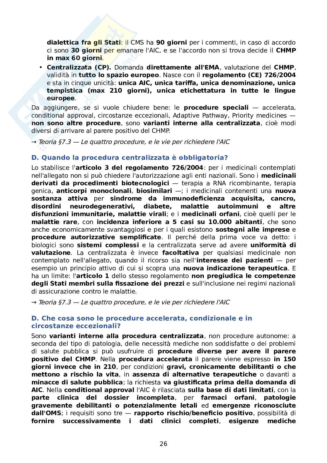 Domande d’esame + risposte con rimandi alla teoria di Tecnologia e legislazione farmaceutica con laboratorio di preparazioni galeniche Pag. 26