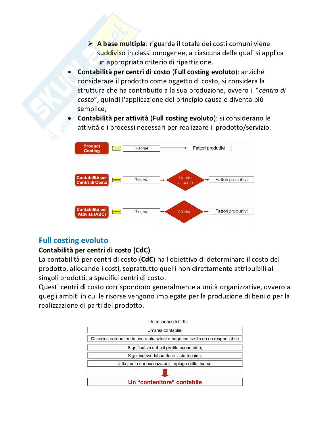 Programmazione e controllo delle imprese turistiche - Teoria, parte 2 - La contabilità analitica Pag. 16