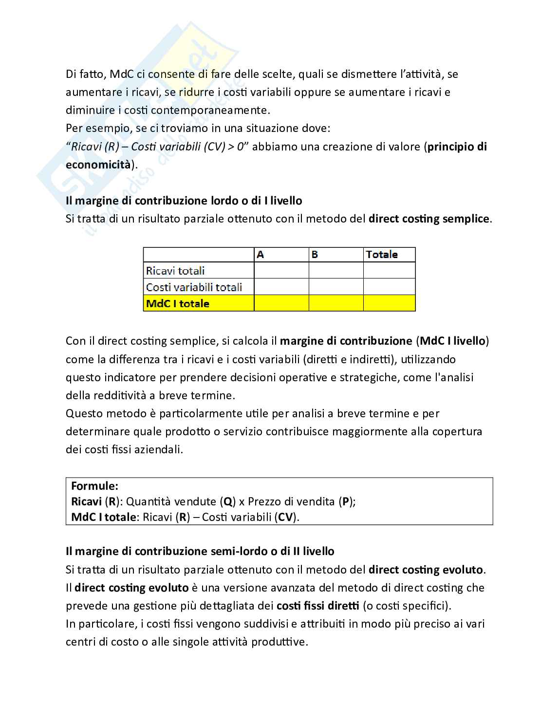 Programmazione e controllo delle imprese turistiche - Teoria, parte 2 - La contabilità analitica Pag. 21