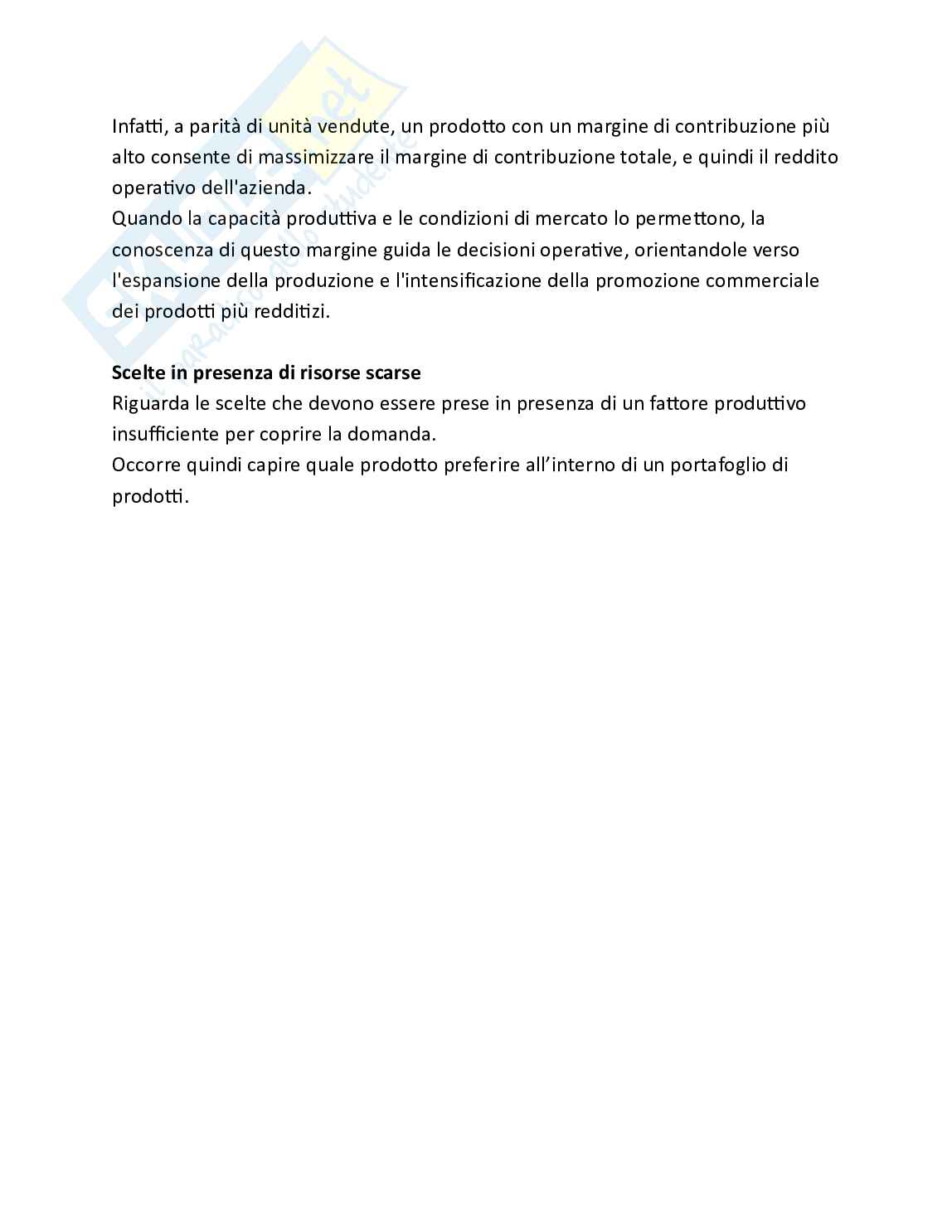 Programmazione e controllo delle imprese turistiche - Teoria, parte 2 - La contabilità analitica Pag. 26