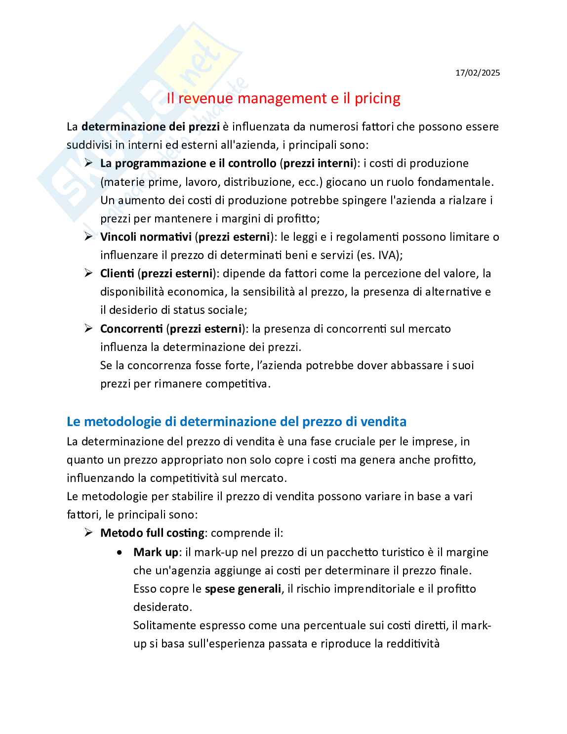 Programmazione e controllo delle imprese turistiche - Teoria, parte 2 - La contabilità analitica Pag. 36