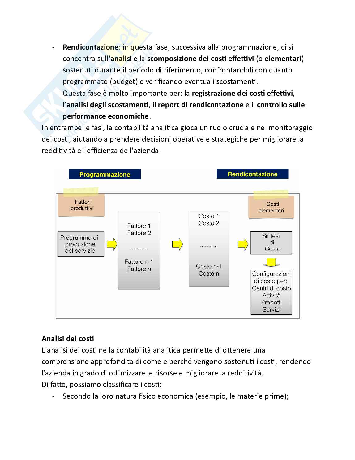 Programmazione e controllo delle imprese turistiche - Teoria, parte 2 - La contabilità analitica Pag. 6