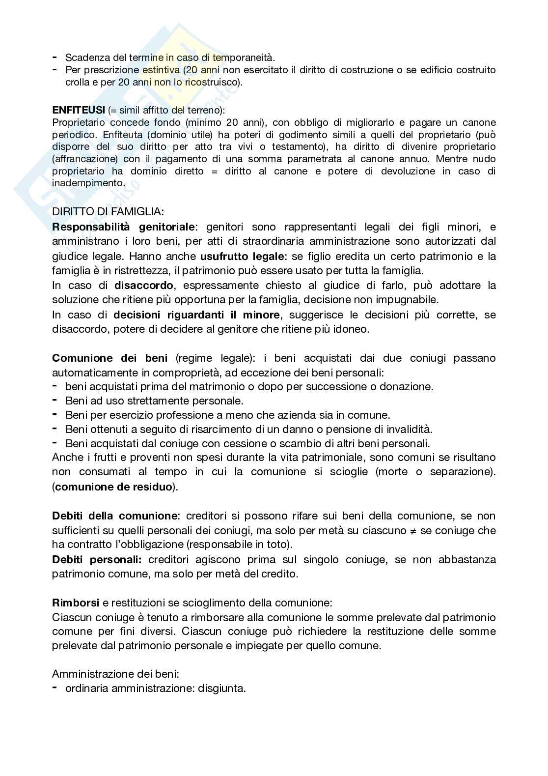 Riassunto esame Diritto privato, prof. Lucchini Guastalla, libro consigliato Istituzioni di diritto privato, Lucchini Guastalla Pag. 11