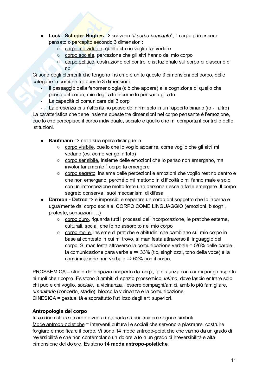 Appunti di Antropologia culturale  Pag. 11