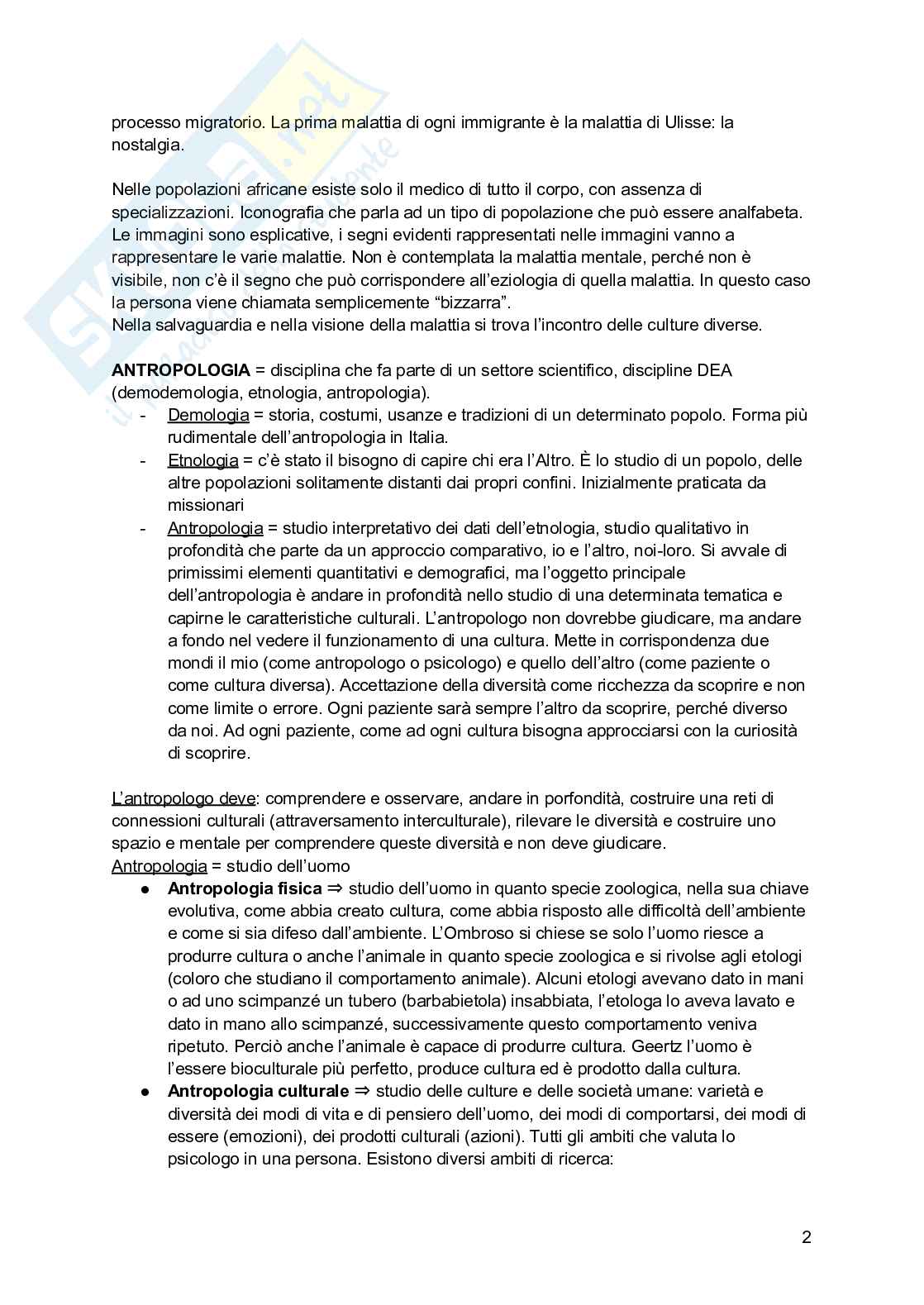 Appunti di Antropologia culturale  Pag. 2