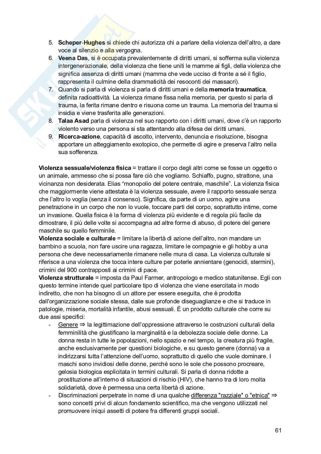 Appunti di Antropologia culturale  Pag. 61