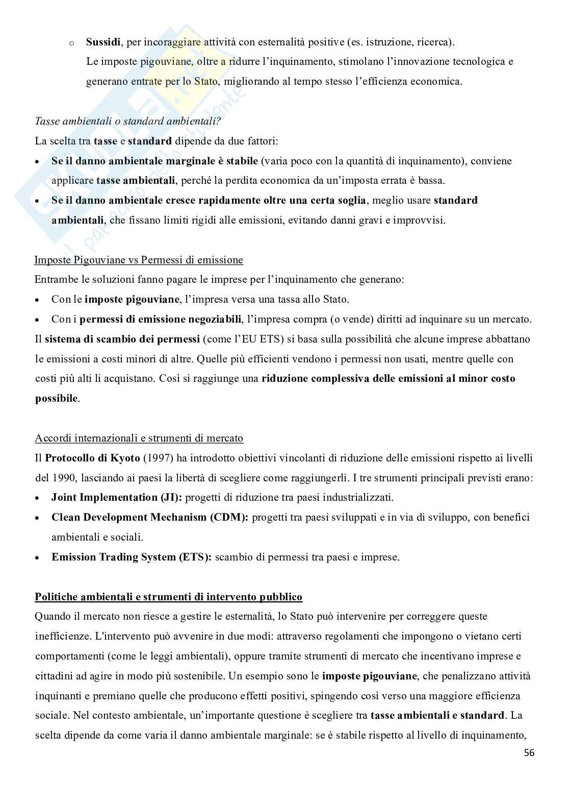 Riassunto esame Politica economica, Prof. Barbieri Nicolò, libro consigliato Principi di economia e Macroeconomia, Mankiw, Taylor, Dorbusch, Startz, Canullo, Pettenati   Pag. 56