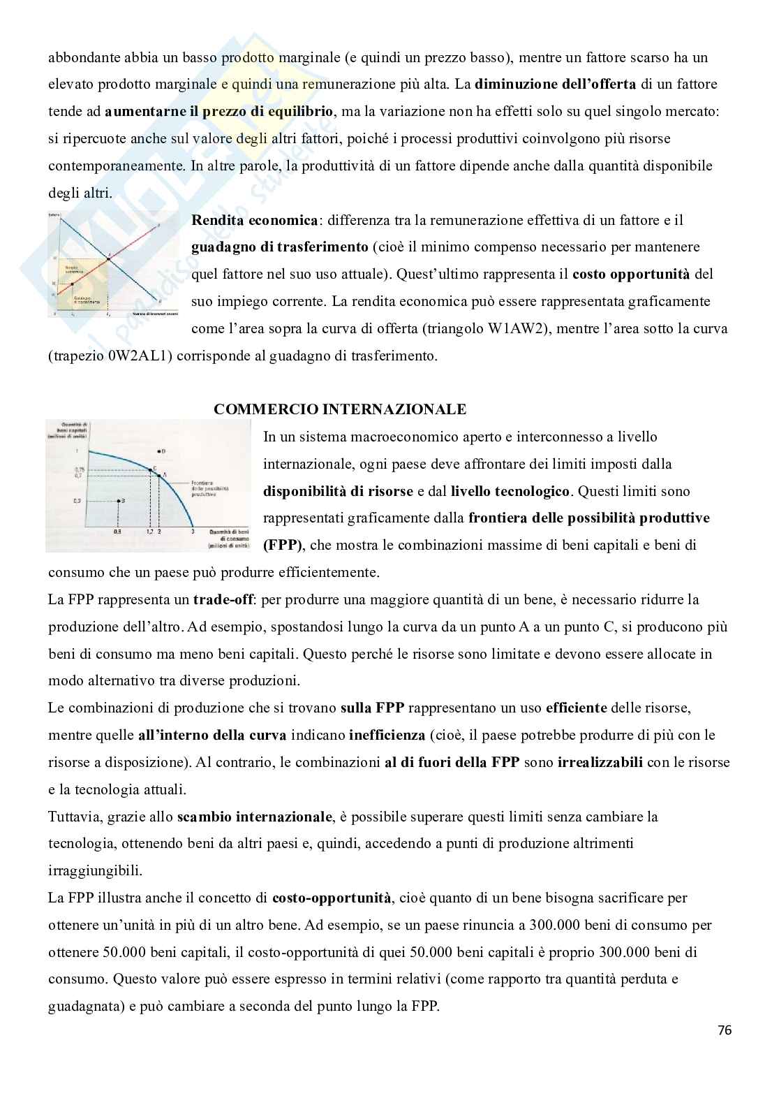 Riassunto esame Politica economica, Prof. Barbieri Nicolò, libro consigliato Principi di economia e Macroeconomia, Mankiw, Taylor, Dorbusch, Startz, Canullo, Pettenati   Pag. 76