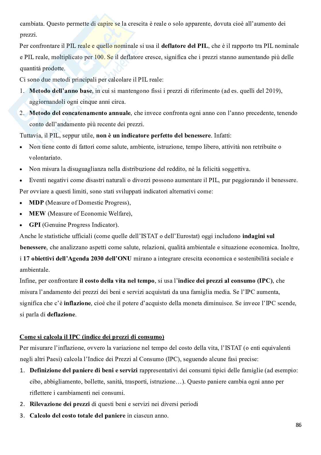 Riassunto esame Politica economica, Prof. Barbieri Nicolò, libro consigliato Principi di economia e Macroeconomia, Mankiw, Taylor, Dorbusch, Startz, Canullo, Pettenati   Pag. 86