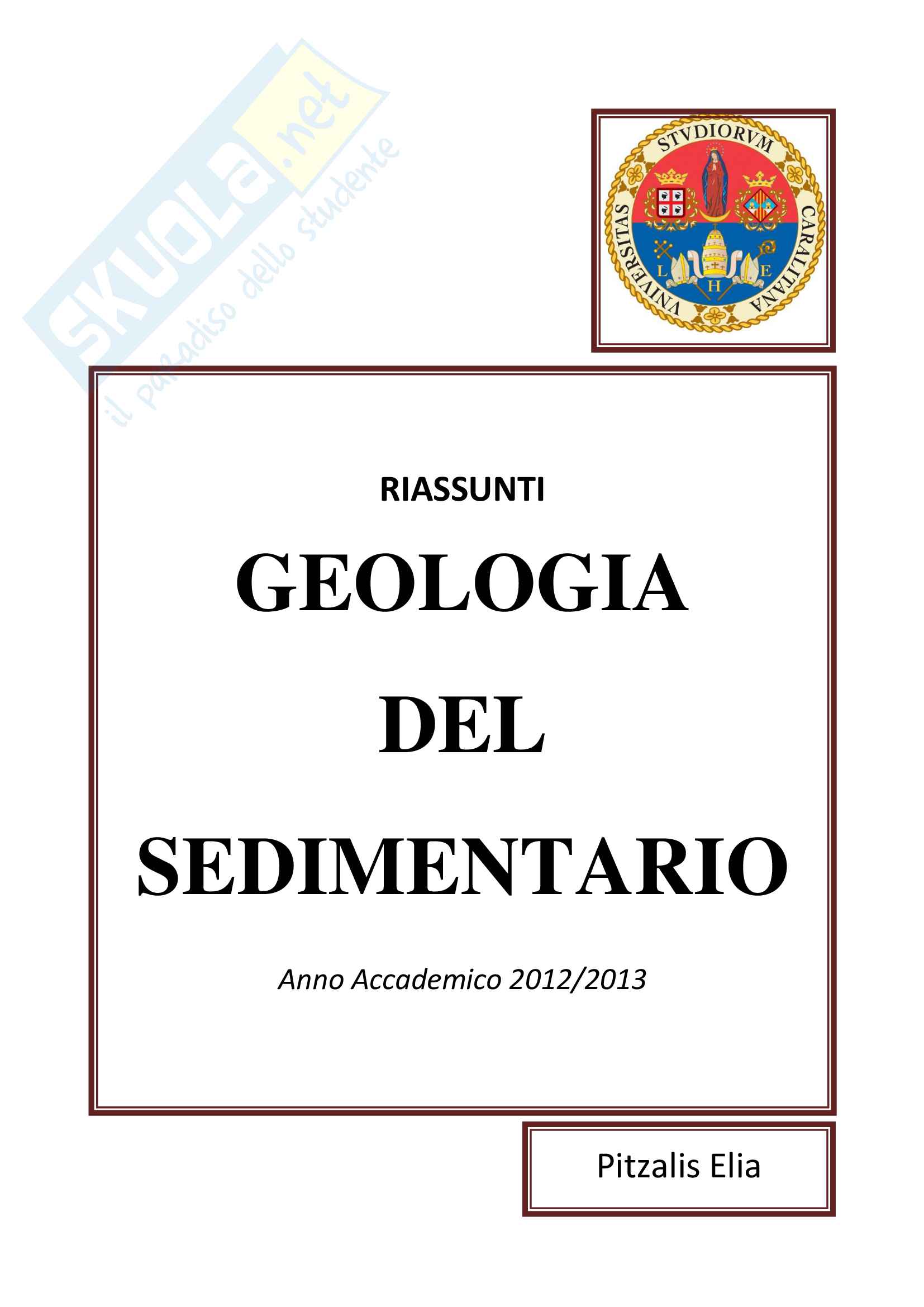 Geologia del sedimentario Pag. 1