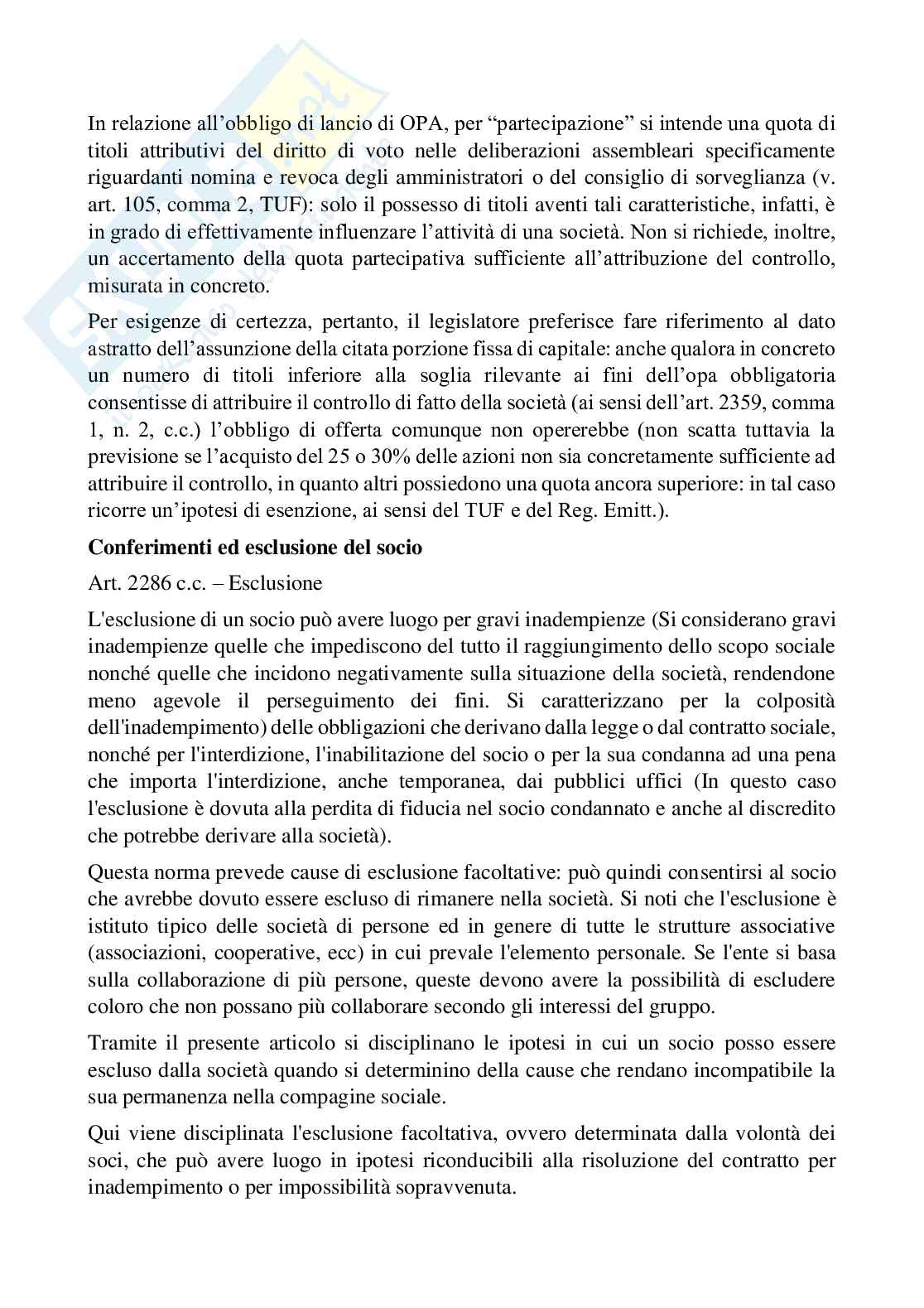 Risposte aperte in ordine alfabetico A-Z esame di Diritto Commerciale Pag. 16